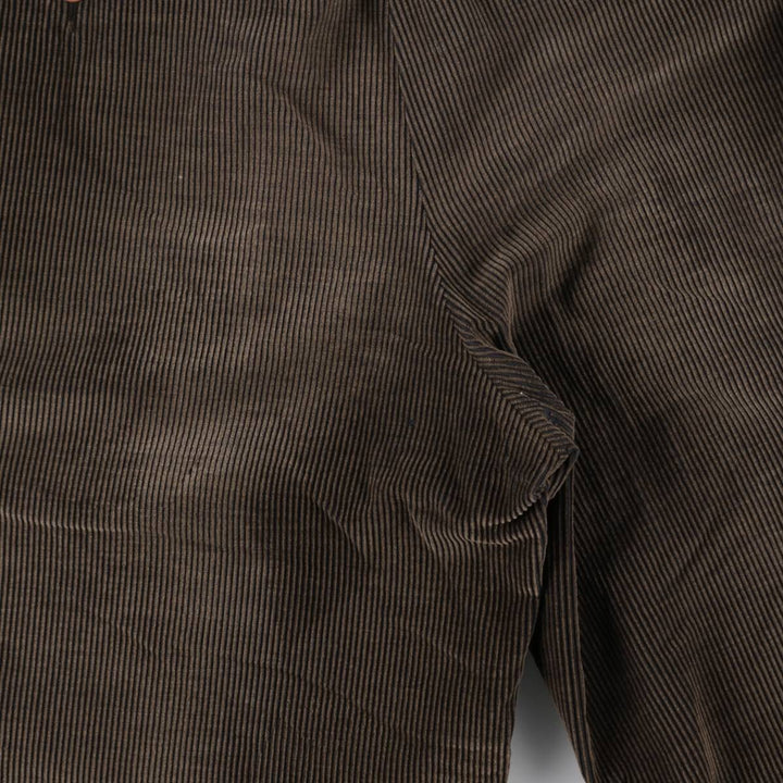 CANOVA'S CLUB Corduroy Pants, Made in Europe, Men's Size W36 (approx.) cotton brown type Vintage Second Hand