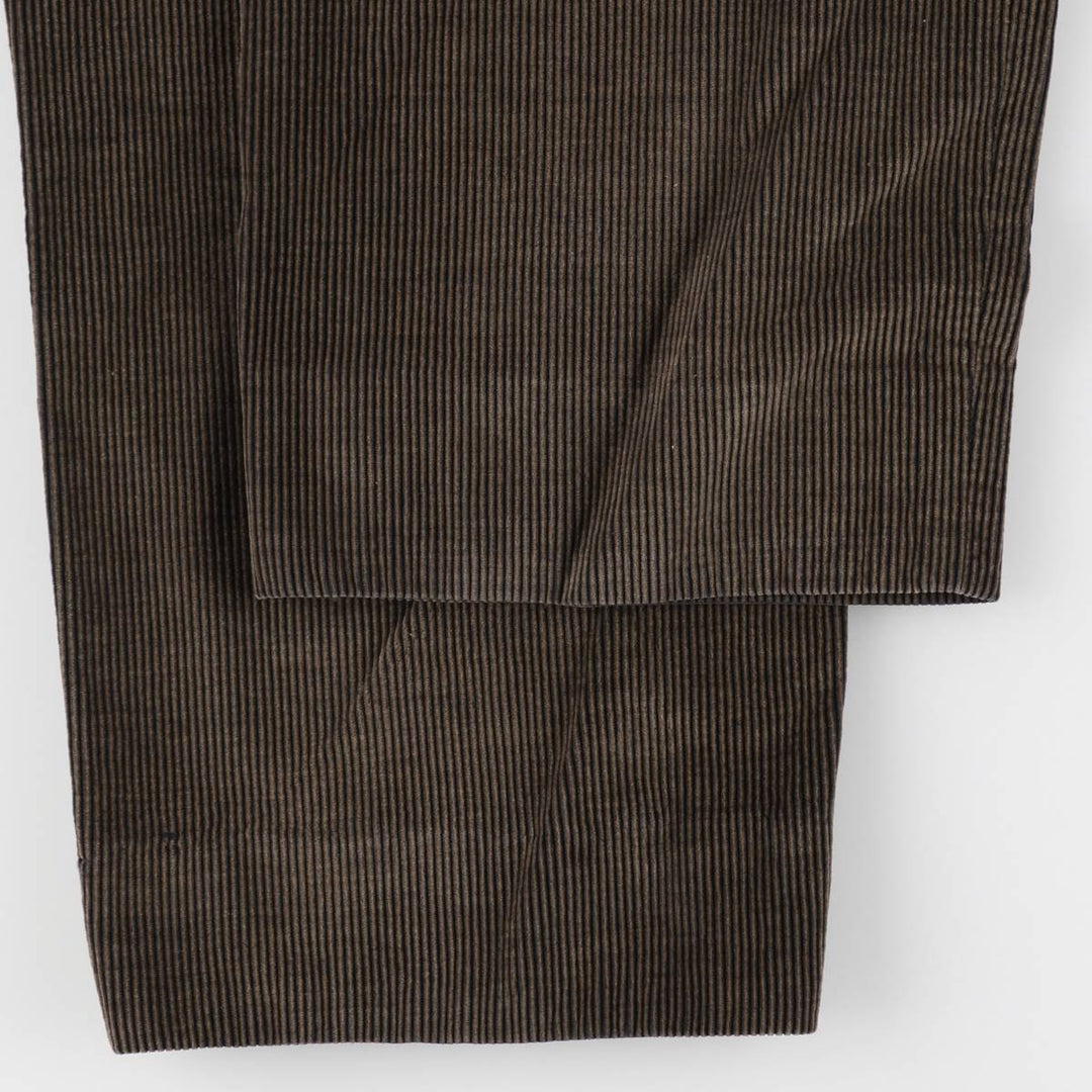 CANOVA'S CLUB Corduroy Pants, Made in Europe, Men's Size W36 (approx.) cotton brown type Vintage Second Hand