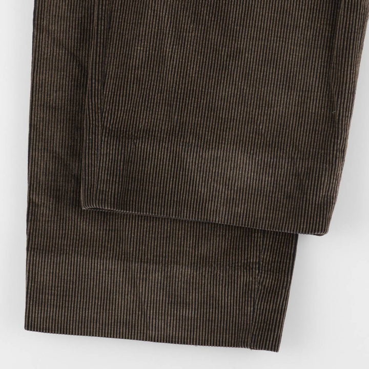 CANOVA'S CLUB Corduroy Pants, Made in Europe, Men's Size W36 (approx.) cotton brown type Vintage Second Hand