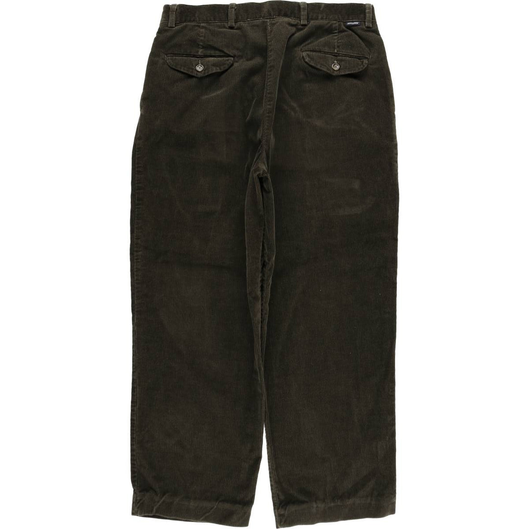 2000'S Dockers khakis two-pleat corduroy pants, men's size W33 (approx.) cotton Khaki type brown Vintage Second Hand