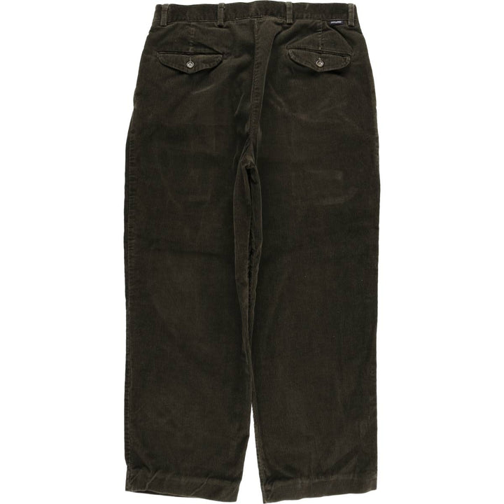 2000'S Dockers khakis two-pleat corduroy pants, men's size W33 (approx.) cotton Khaki type brown Vintage Second Hand