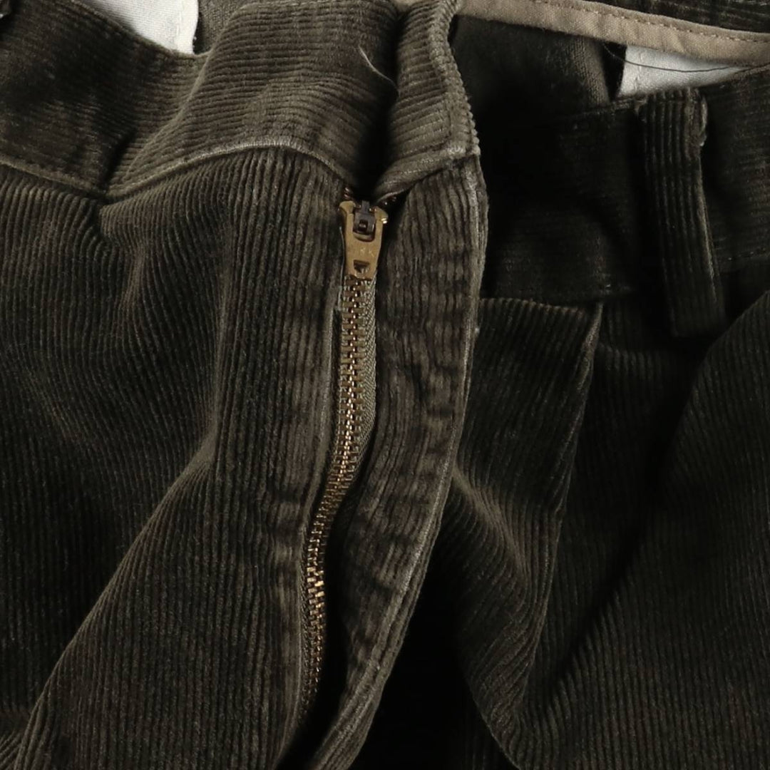 2000'S Dockers khakis two-pleat corduroy pants, men's size W33 (approx.) cotton Khaki type brown Vintage Second Hand
