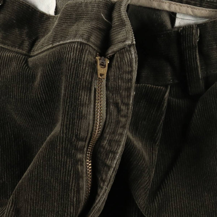 2000'S Dockers khakis two-pleat corduroy pants, men's size W33 (approx.) cotton Khaki type brown Vintage Second Hand