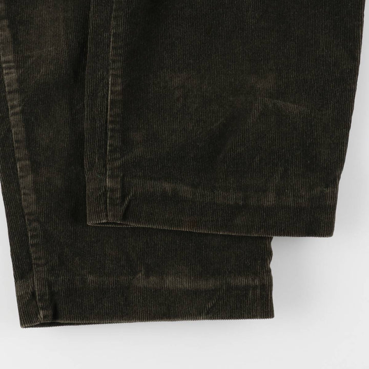 2000'S Dockers khakis two-pleat corduroy pants, men's size W33 (approx.) cotton Khaki type brown Vintage Second Hand
