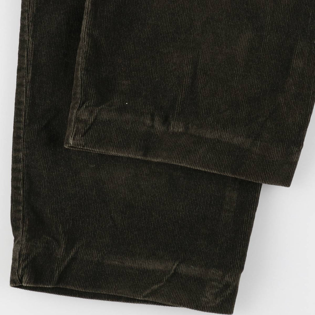 2000'S Dockers khakis two-pleat corduroy pants, men's size W33 (approx.) cotton Khaki type brown Vintage Second Hand
