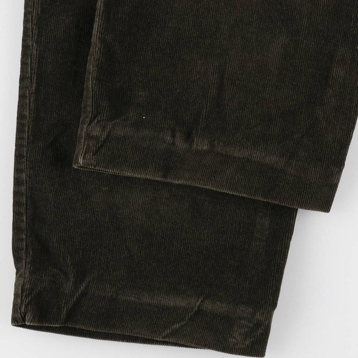 2000'S Dockers khakis two-pleat corduroy pants, men's size W33 (approx.) cotton Khaki type brown Vintage Second Hand