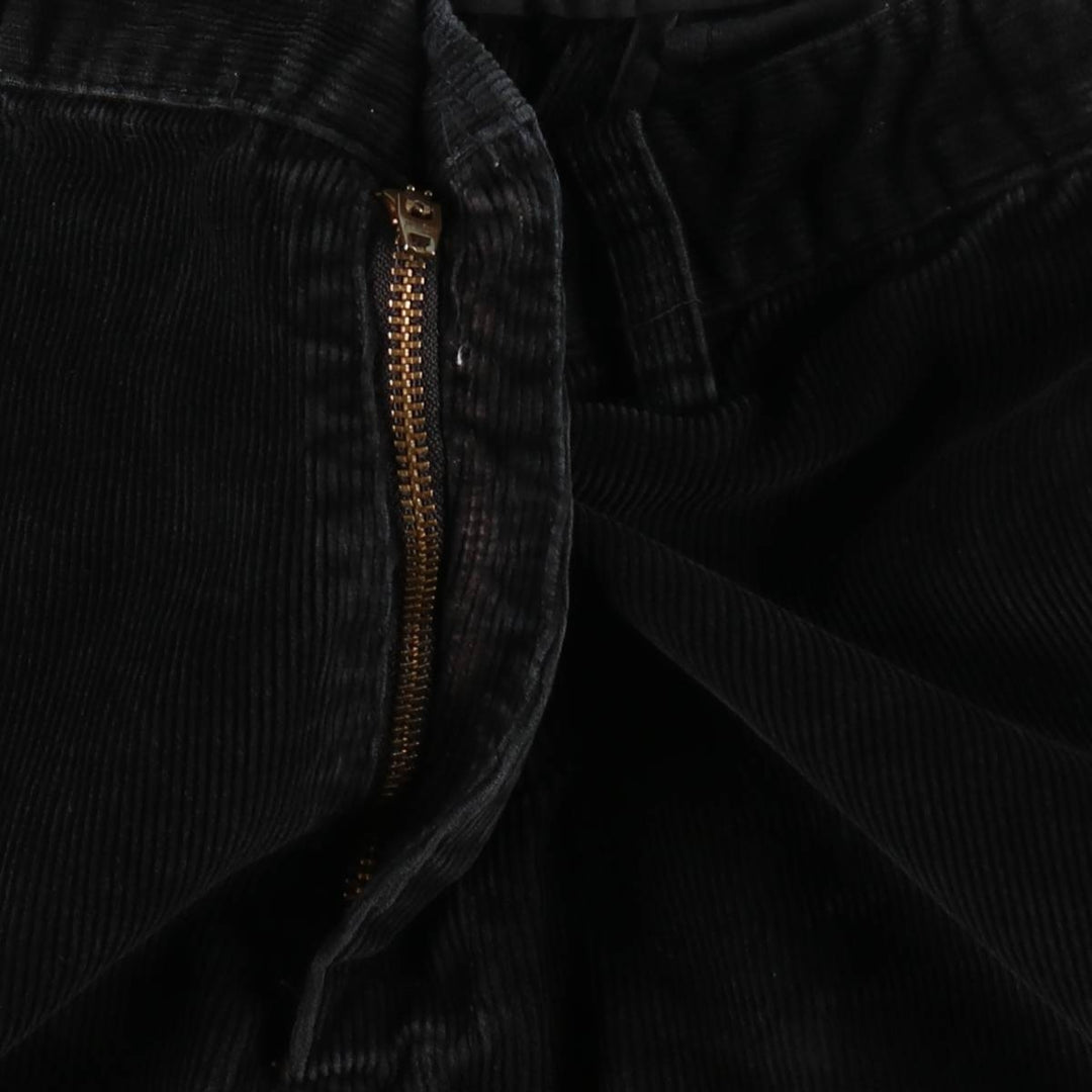 CROFT and BARROW corduroy pants, men's size W34 (approx.) cotton black type Vintage Second Hand