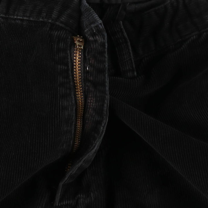 CROFT and BARROW corduroy pants, men's size W34 (approx.) cotton black type Vintage Second Hand