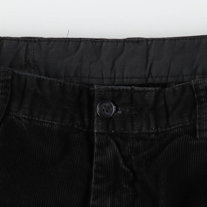CROFT and BARROW corduroy pants, men's size W34 (approx.) cotton black type Vintage Second Hand