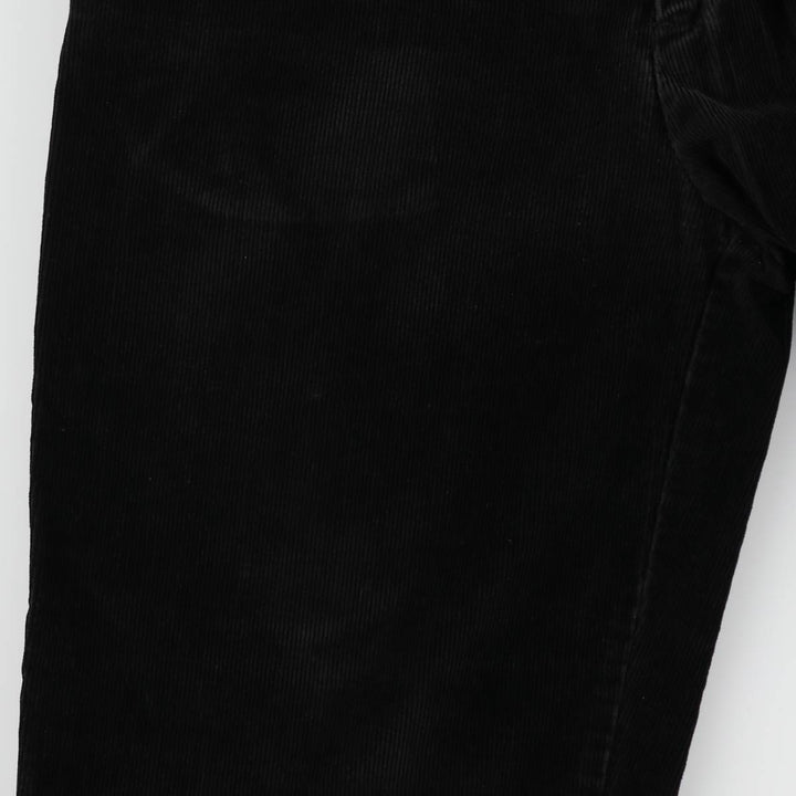 CROFT and BARROW corduroy pants, men's size W34 (approx.) cotton black type Vintage Second Hand