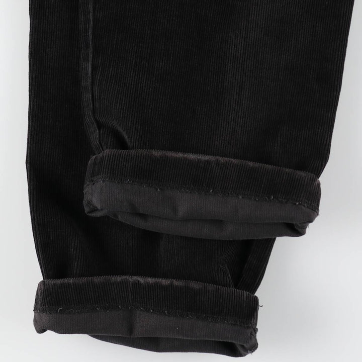 Dockers khakis two-pleat corduroy pants, men's size W34 (approx.) cotton black type Vintage Second Hand
