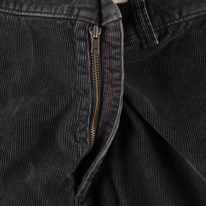 J.Crew corduroy pants, men's size W33 (approx.), vintage. cotton black type Vintage Second Hand