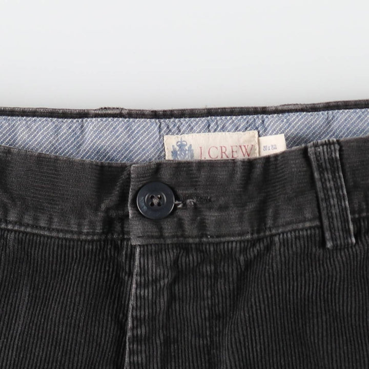 J.Crew corduroy pants, men's size W33 (approx.), vintage. cotton black type Vintage Second Hand