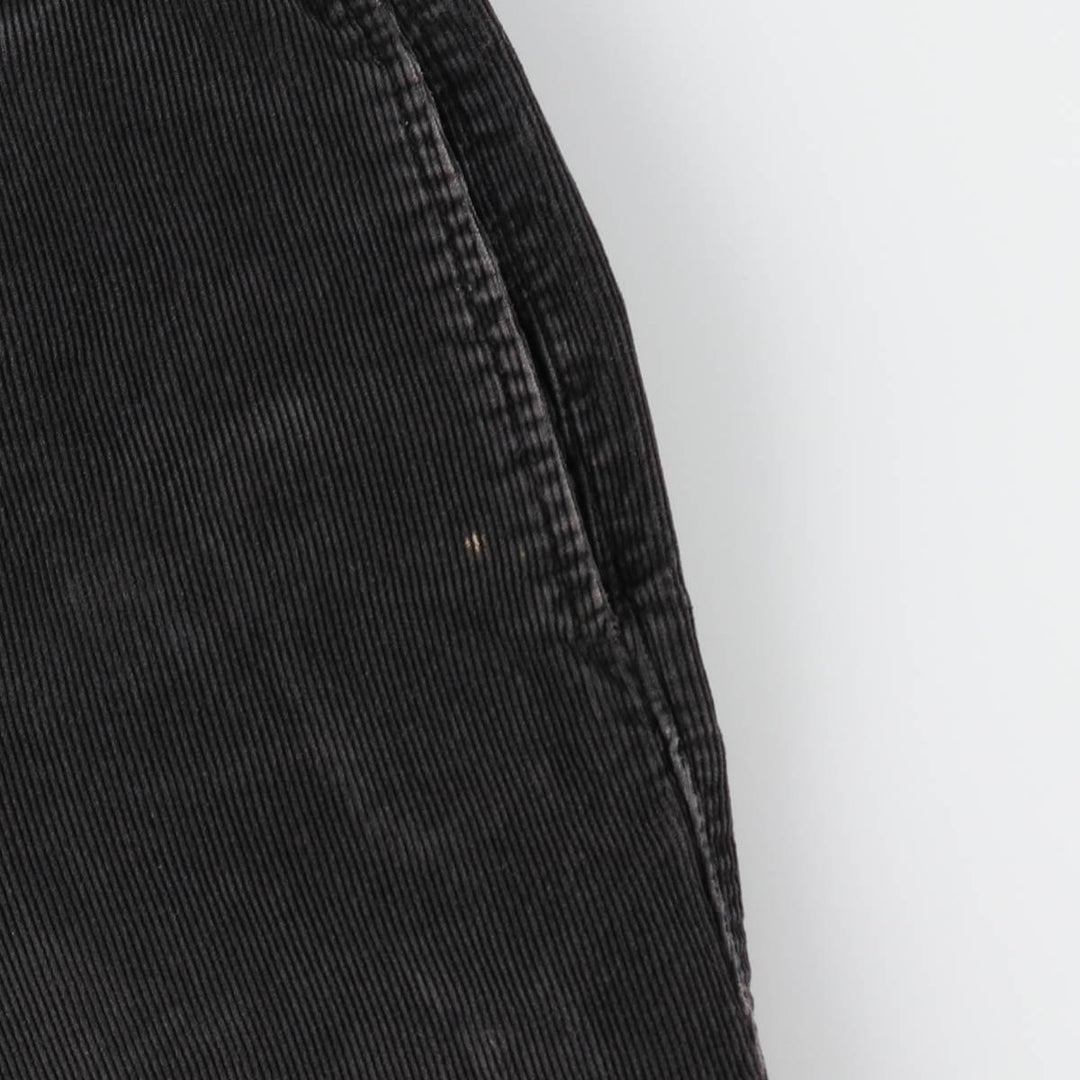 J.Crew corduroy pants, men's size W33 (approx.), vintage. cotton black type Vintage Second Hand