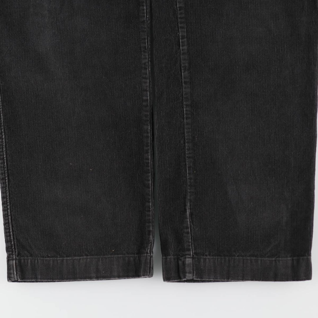 J.Crew corduroy pants, men's size W33 (approx.), vintage. cotton black type Vintage Second Hand