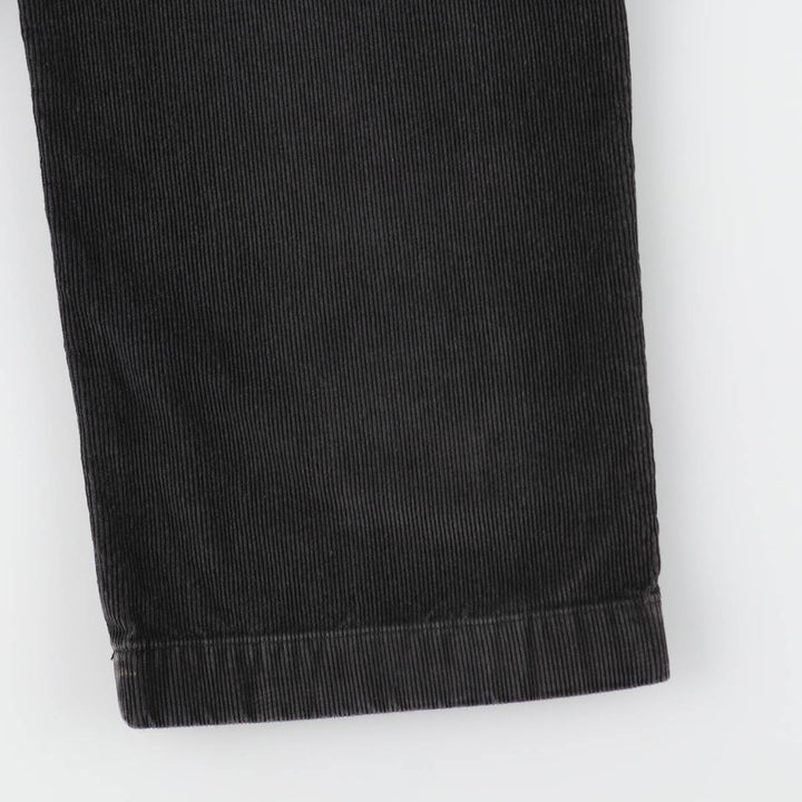 J.Crew corduroy pants, men's size W33 (approx.), vintage. cotton black type Vintage Second Hand