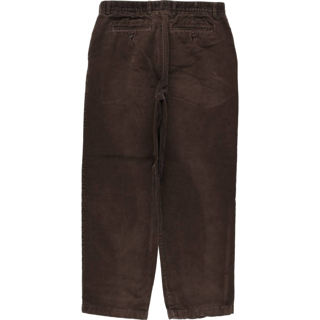 CLUB ROOM Corduroy Pants Men's Size 34 cotton brown type Vintage Second Hand