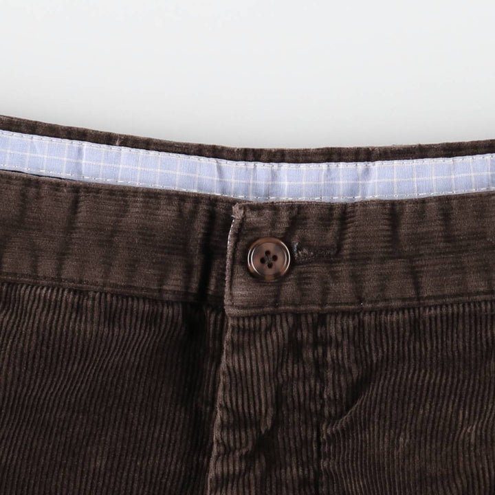 CLUB ROOM Corduroy Pants Men's Size 34 cotton brown type Vintage Second Hand
