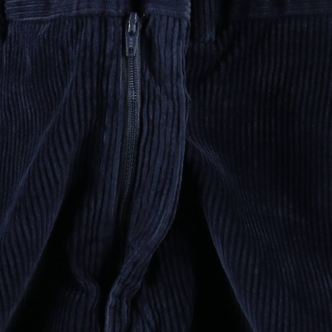 Lands' End corduroy pants, men's size W31 (approx.) cotton navy blue type Vintage Second Hand