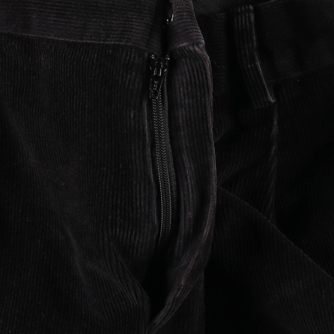 LANDS' END Corduroy Pants Men's Size W33 cotton black type Vintage Second Hand