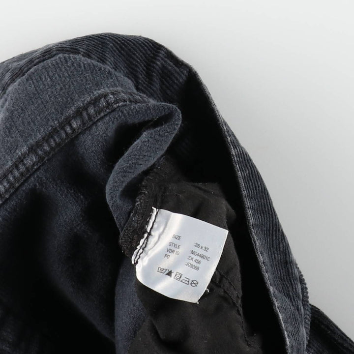 Calvin Klein Jeans corduroy pants for men, size W35 cotton black type Vintage Second Hand