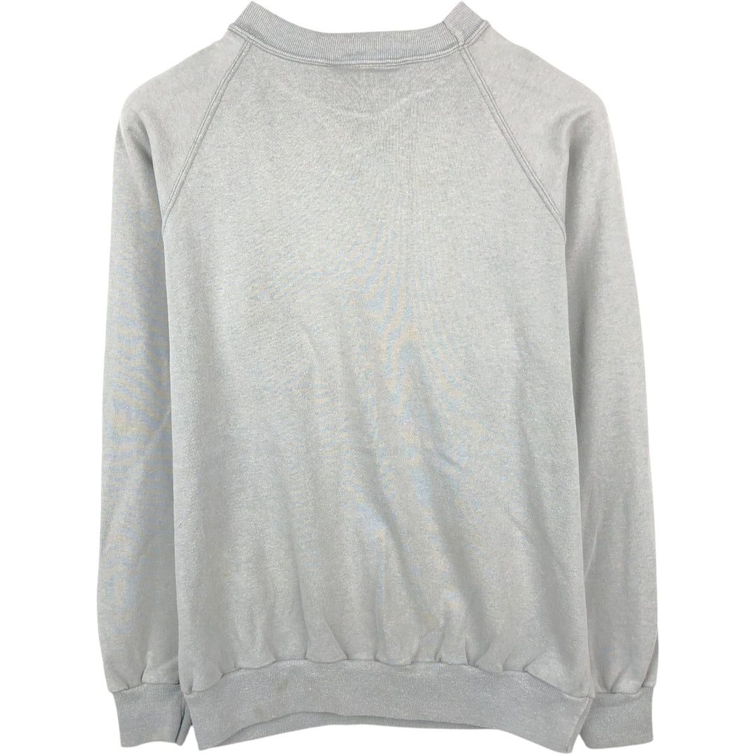 90'S Russell Sportswear Plain Blank Sweatshirt, Made in USA, Men's Size L (Equivalent), Vintage cotton gray type Vintage Second Hand