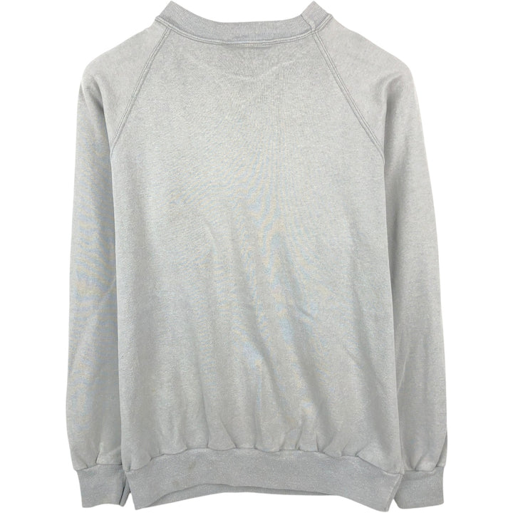90'S Russell Sportswear Plain Blank Sweatshirt, Made in USA, Men's Size L (Equivalent), Vintage cotton gray type Vintage Second Hand