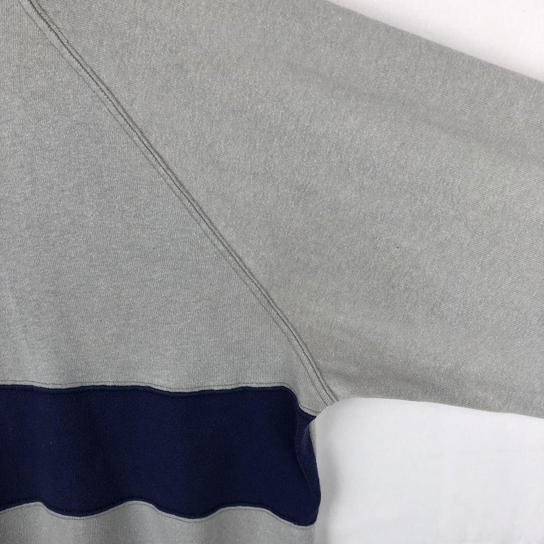 90'S Russell Sportswear Plain Blank Sweatshirt, Made in USA, Men's Size L (Equivalent), Vintage cotton gray type Vintage Second Hand