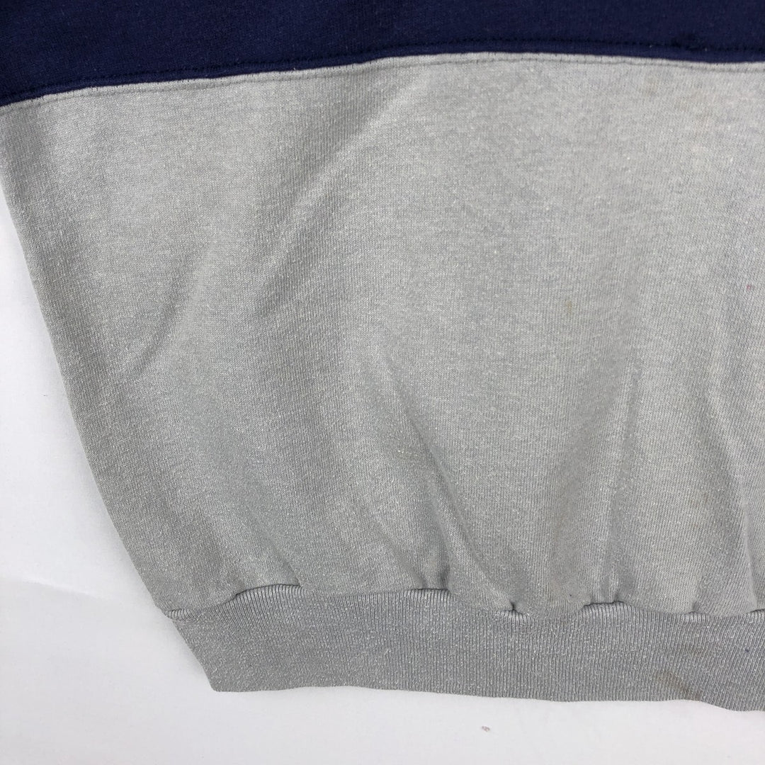 90'S Russell Sportswear Plain Blank Sweatshirt, Made in USA, Men's Size L (Equivalent), Vintage cotton gray type Vintage Second Hand