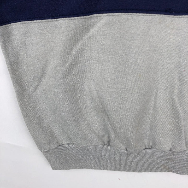 90'S Russell Sportswear Plain Blank Sweatshirt, Made in USA, Men's Size L (Equivalent), Vintage cotton gray type Vintage Second Hand