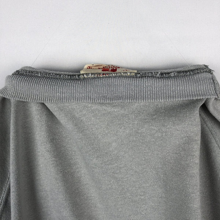 90'S Russell Sportswear Plain Blank Sweatshirt, Made in USA, Men's Size L (Equivalent), Vintage cotton gray type Vintage Second Hand