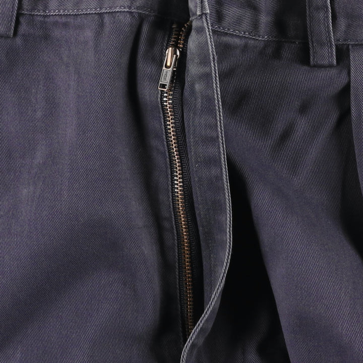 Ralph Lauren POLO by Ralph Lauren TYLER SHORT Two-pleat chino shorts, short pants, men's size W36 cotton navy blue type Vintage Second Hand
