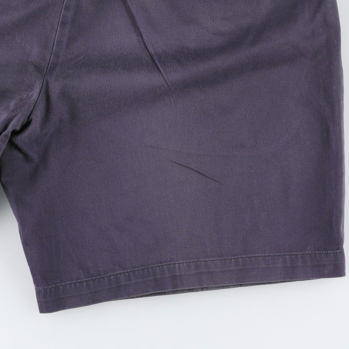 Ralph Lauren POLO by Ralph Lauren TYLER SHORT Two-pleat chino shorts, short pants, men's size W36 cotton navy blue type Vintage Second Hand