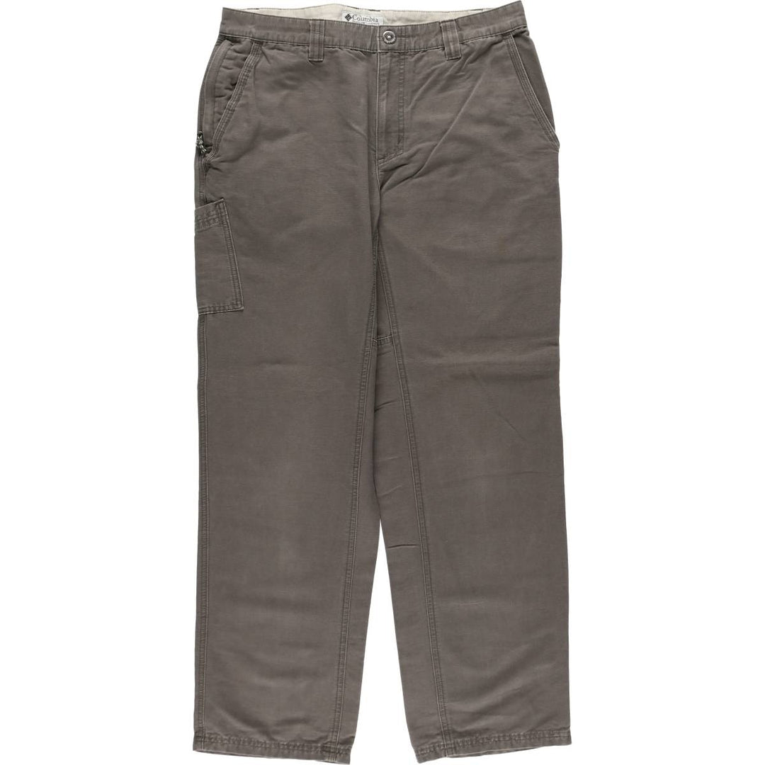 2000'S Columbia cotton pants, men's size W34 (approx.) cotton Charcoal Vintage Second Hand