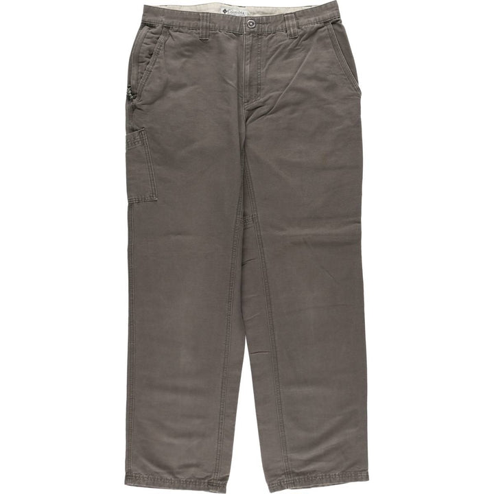 2000'S Columbia cotton pants, men's size W34 (approx.) cotton Charcoal Vintage Second Hand