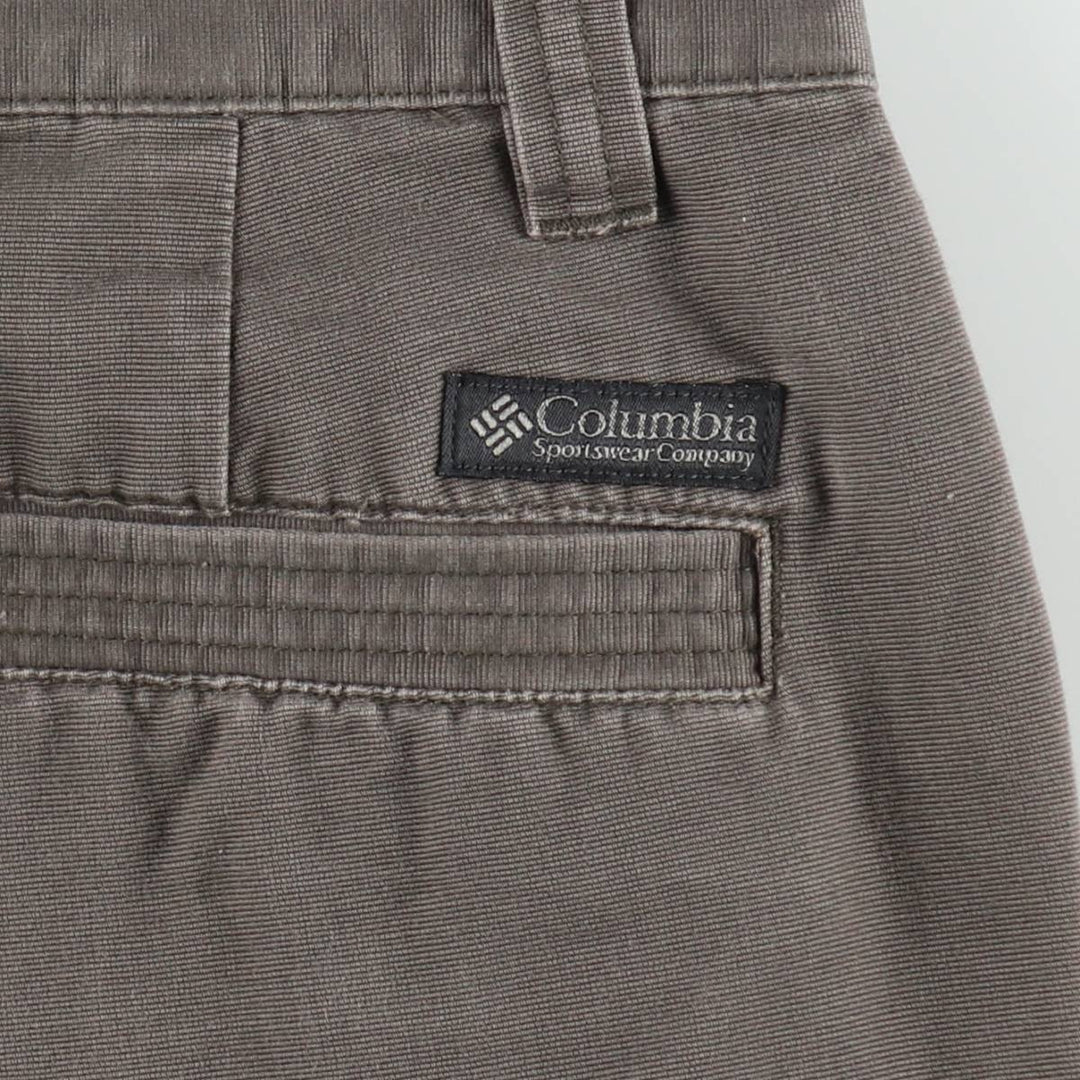 2000'S Columbia cotton pants, men's size W34 (approx.) cotton Charcoal Vintage Second Hand