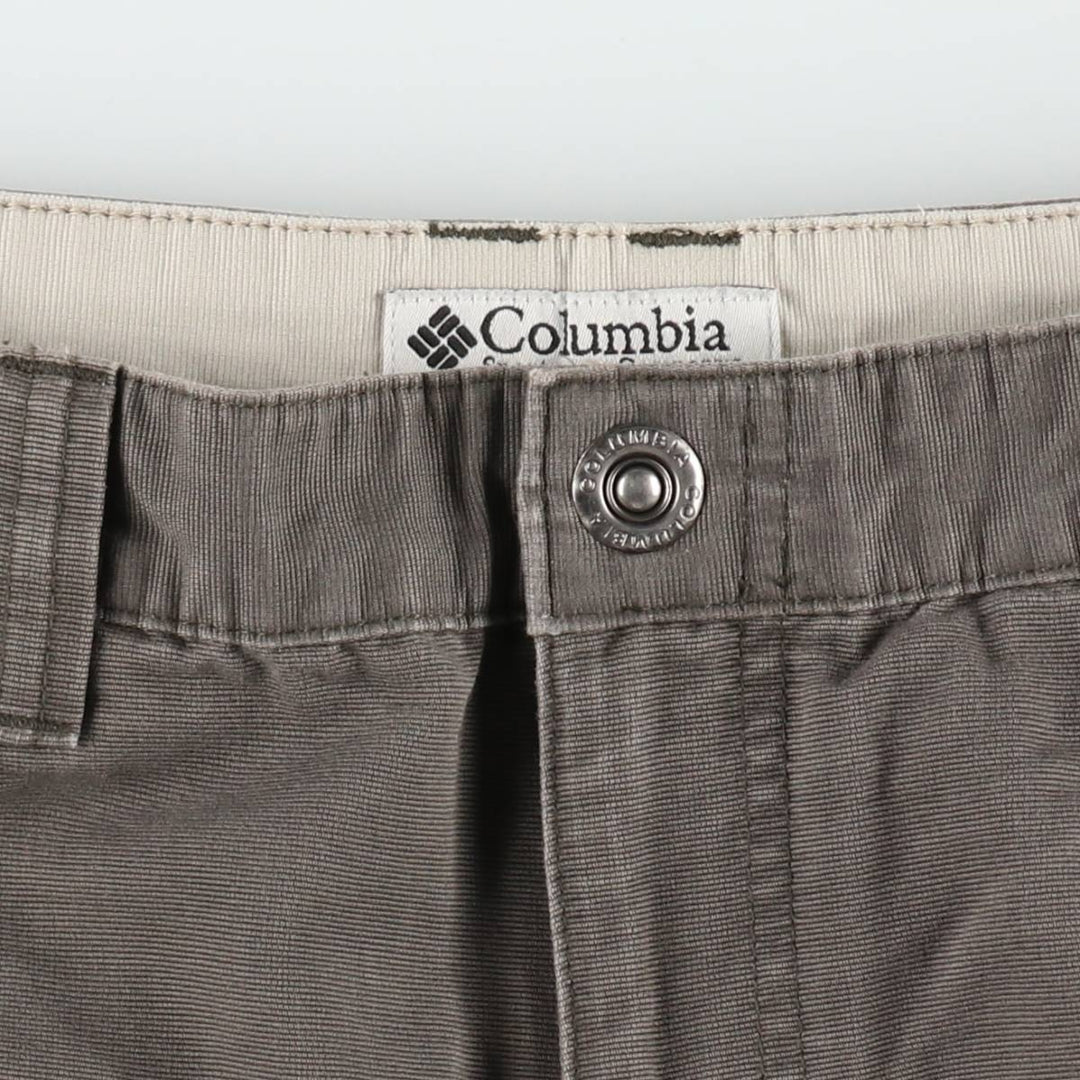 2000'S Columbia cotton pants, men's size W34 (approx.) cotton Charcoal Vintage Second Hand