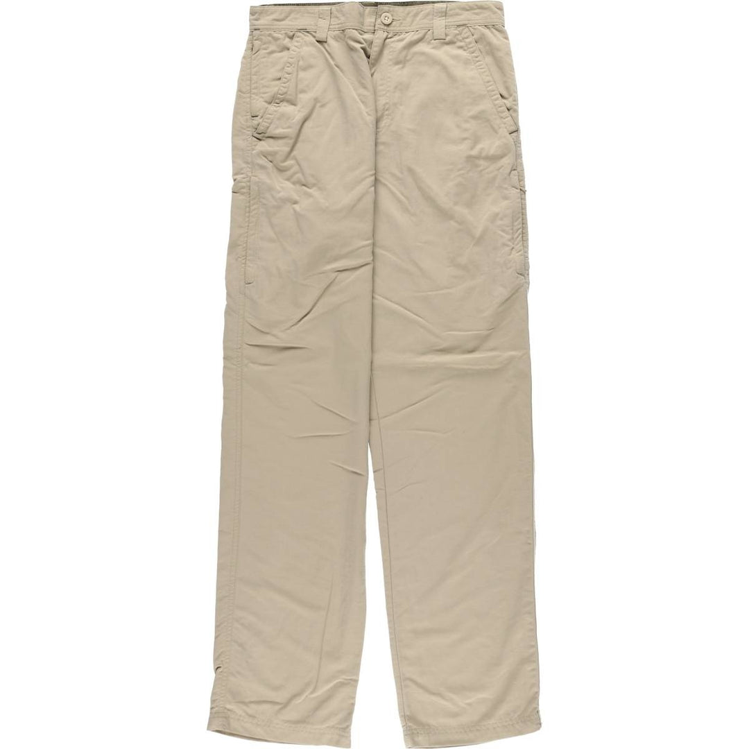 REI UPF 50+ Nylon Pants, Men's W30 equivalent. Nylon Khaki type beige Vintage Second Hand