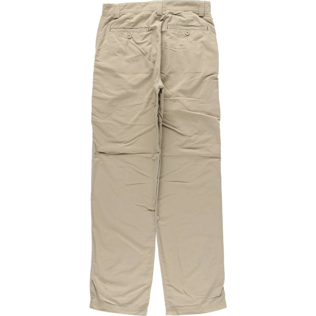 REI UPF 50+ Nylon Pants, Men's W30 equivalent. Nylon Khaki type beige Vintage Second Hand