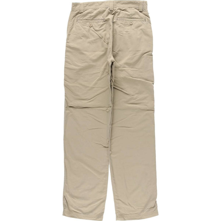 REI UPF 50+ Nylon Pants, Men's W30 equivalent. Nylon Khaki type beige Vintage Second Hand