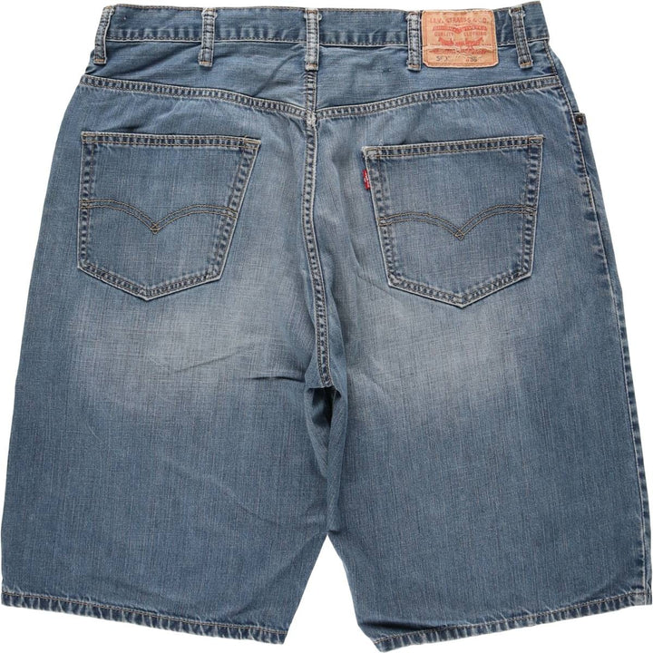 Levi's 569 Loose Straight Denim Shorts (Men's W38 equivalent) cotton blue type Vintage Second Hand