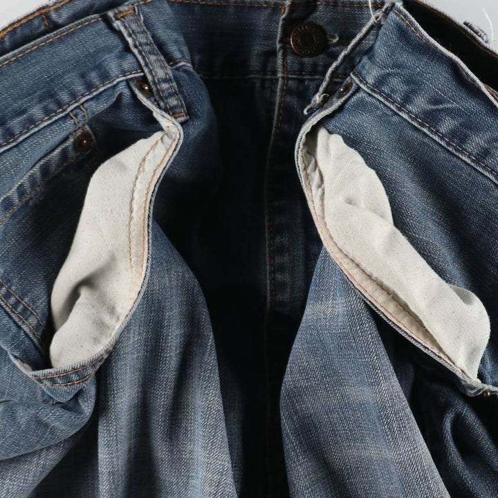 Levi's 569 Loose Straight Denim Shorts (Men's W38 equivalent) cotton blue type Vintage Second Hand