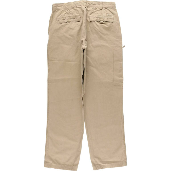 2000'S Columbia cotton pants, men's size W34 (approx.) cotton Beige type Vintage Second Hand