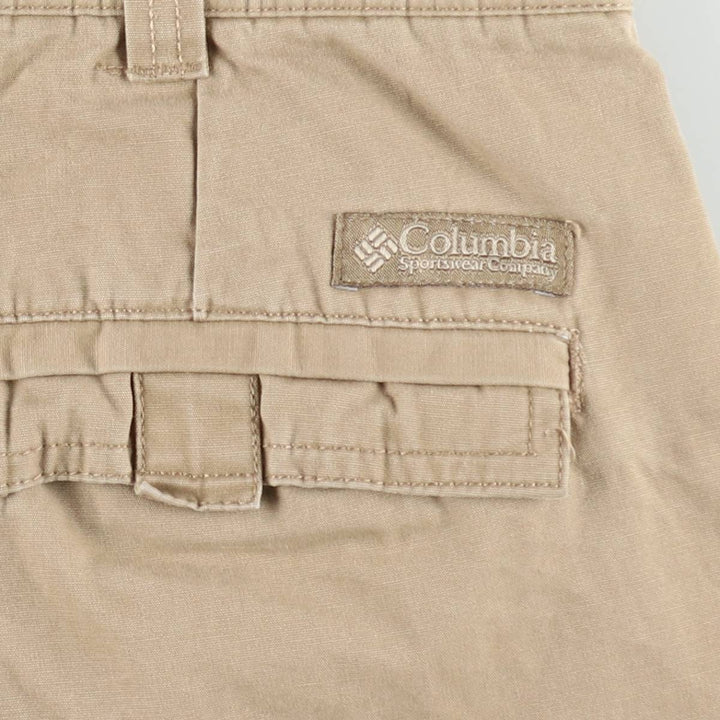 2000'S Columbia cotton pants, men's size W34 (approx.) cotton Beige type Vintage Second Hand