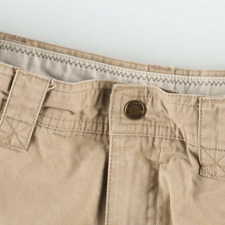 2000'S Columbia cotton pants, men's size W34 (approx.) cotton Beige type Vintage Second Hand