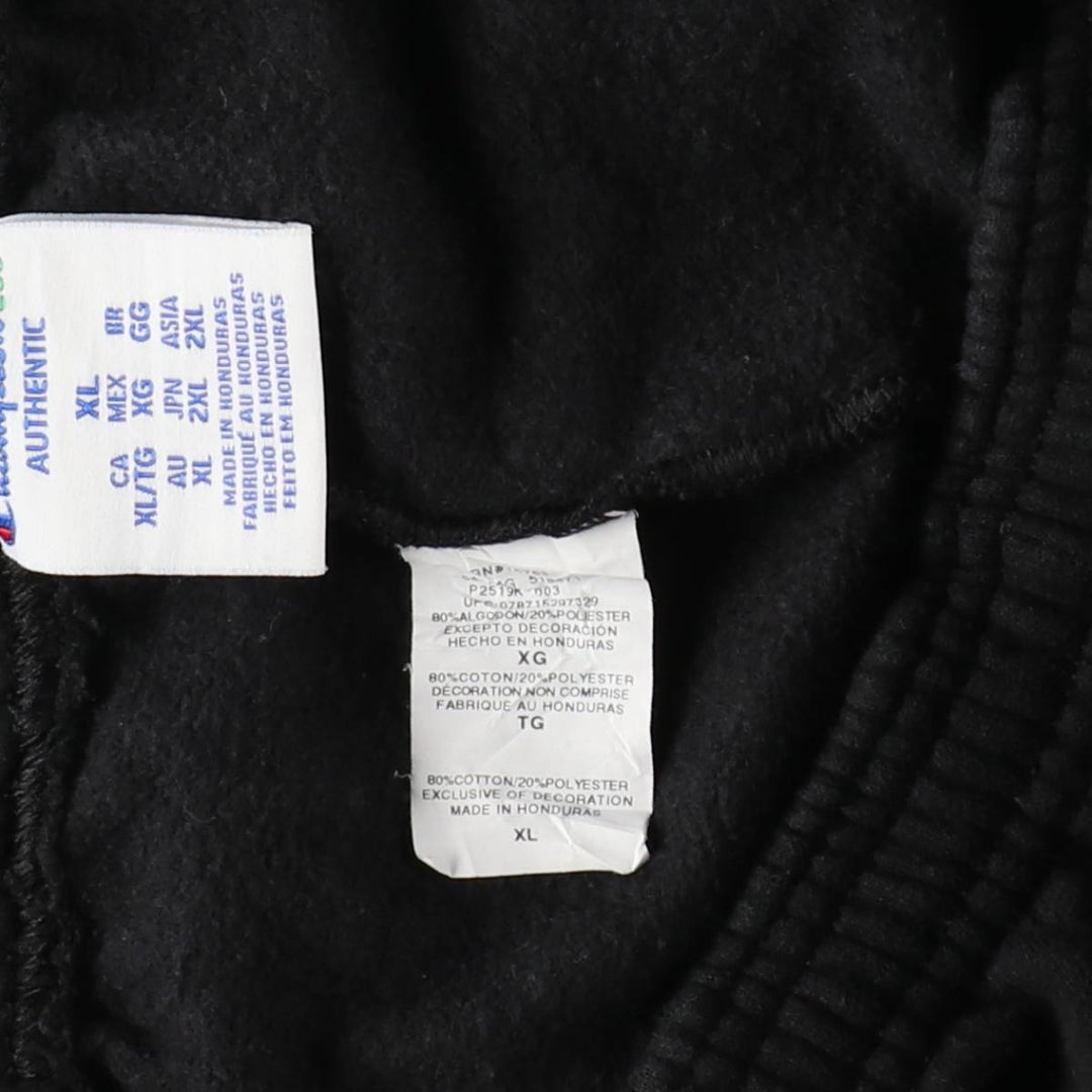 Champion ECO AUTHENTIC sweatpants (women's size XL, equivalent to 2000s) cotton black type Vintage Second Hand