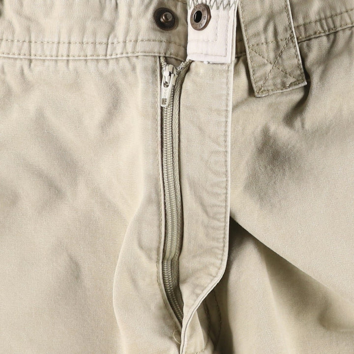 2000'S Columbia Duck Cotton Pants, Men's Size W34 (approx.) cotton Khaki type beige Vintage Second Hand