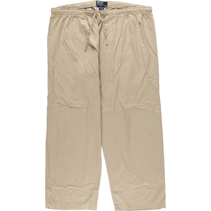 Ralph Lauren POLO by Ralph Lauren Cotton Pants, Men's Size L (approx.) cotton Beige type Vintage Second Hand