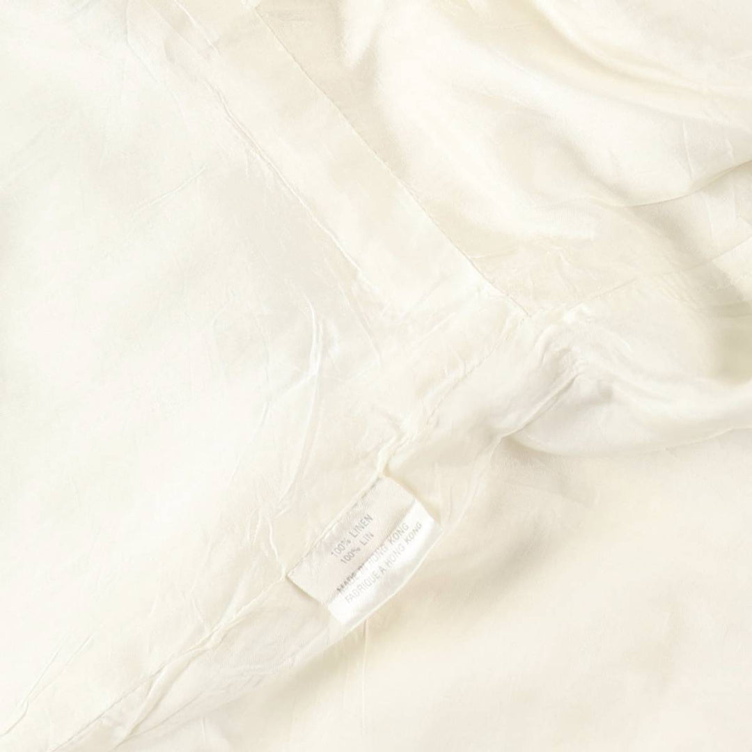 Ralph Lauren peaked lapel linen tailored jacket, women's size M (approx.) linen ivory Vintage Second Hand