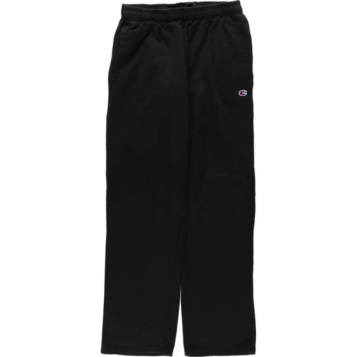 Champion Authentic Athletic Wear Sweatpants, Women's Size L (approx.) cotton black type Vintage Second Hand
